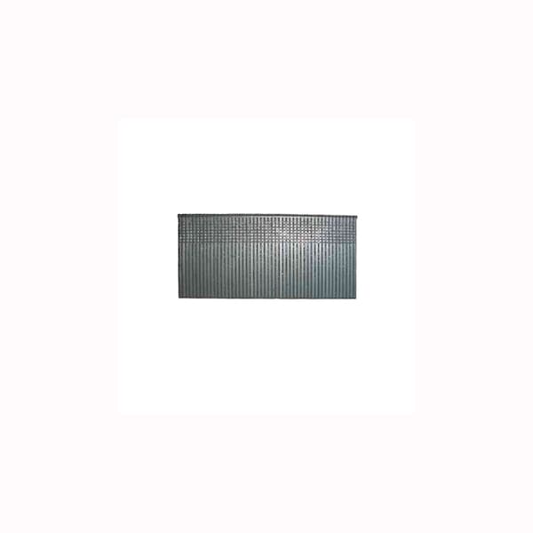 Collated Finishing Nail, Steel, Electro Galvanized Finish, Straight